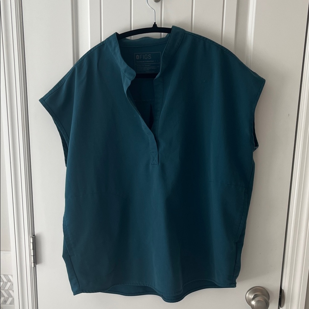 Figs Women's Deep Teal Blouse